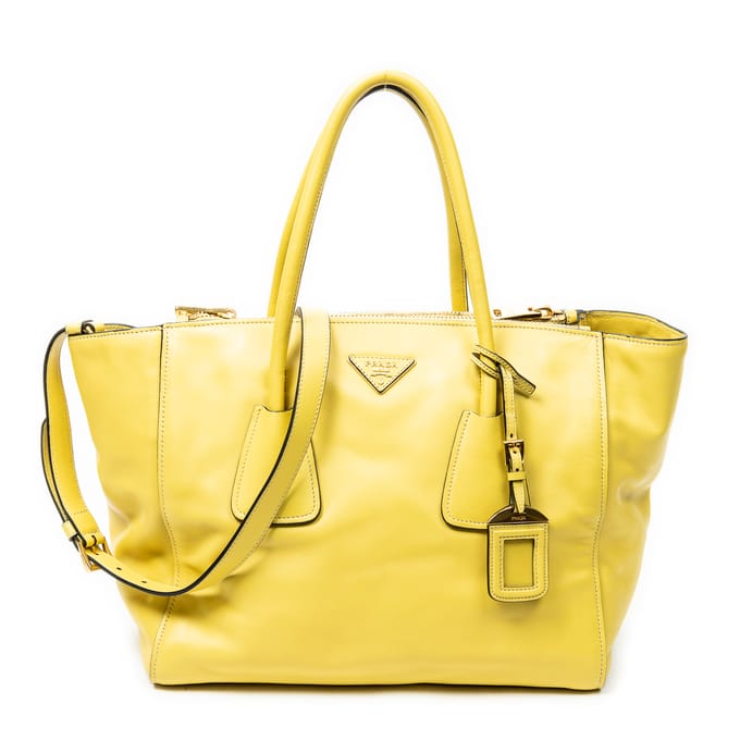 Twin Pocket Double Handle Tote   schoudertas