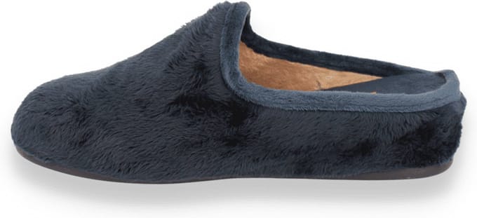 Double Heart Dames Pantoffel | Blauw | Maat: 37