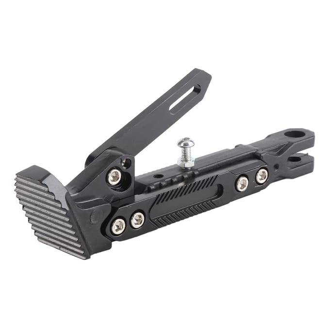 Motorfiets Accessoires Gemodificeerd CNC Verstelbare Tripod Kickstand Voet Zijsteun Stand zwart