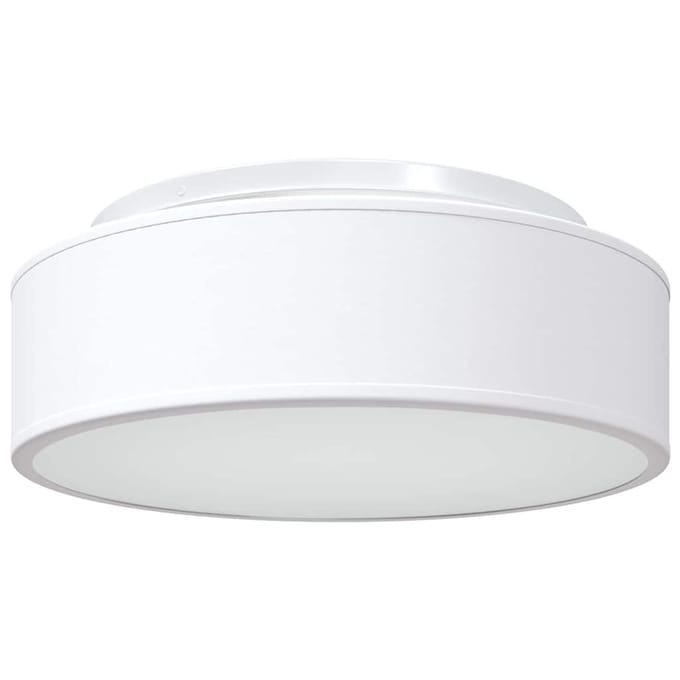 vidaXL Plafonnière met schijnwerpers Wit 38 x 38 x 13,5 cm Stof