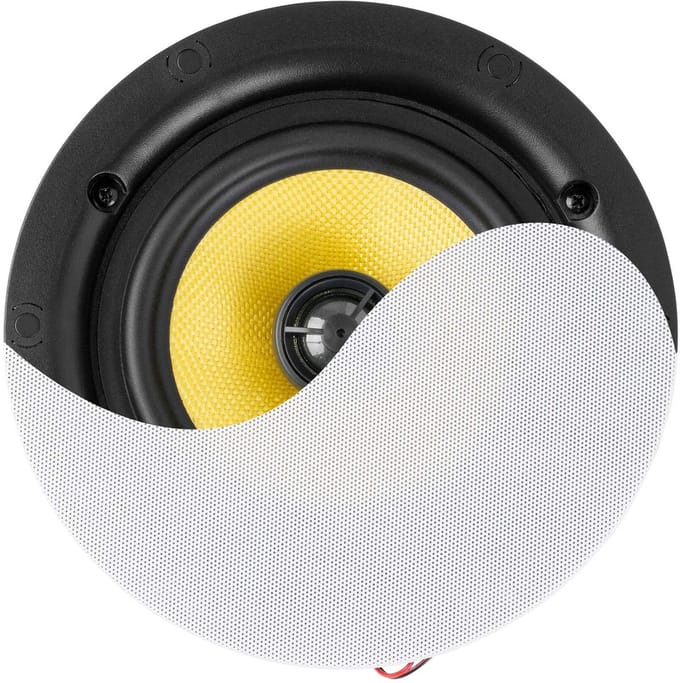 Power Dynamics KVCS6 HQ plafond speaker - IP44 buitenspeaker - Inbouw speaker 6.5 inch - Wit