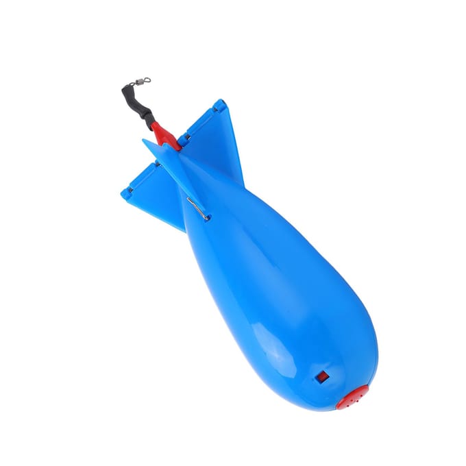Aaswerper Karper Voeder Grote Bom Dobber Lokaas Houder Visserij Voeder Nestelgereedschap Blue blauw