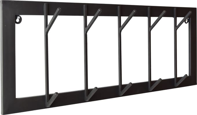 LOFT42 Industry Kapstok – Metaal - Zwart – 10 haken