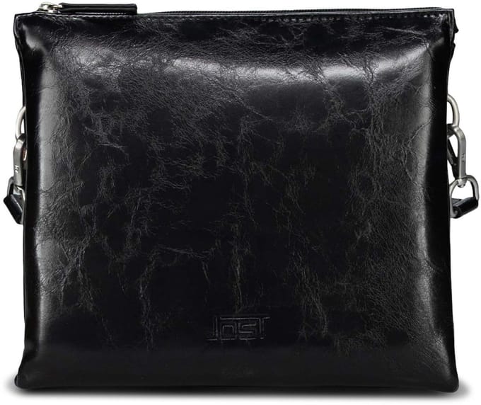 JOST schoudertas Kiruna Shoulder Bag Black zwart