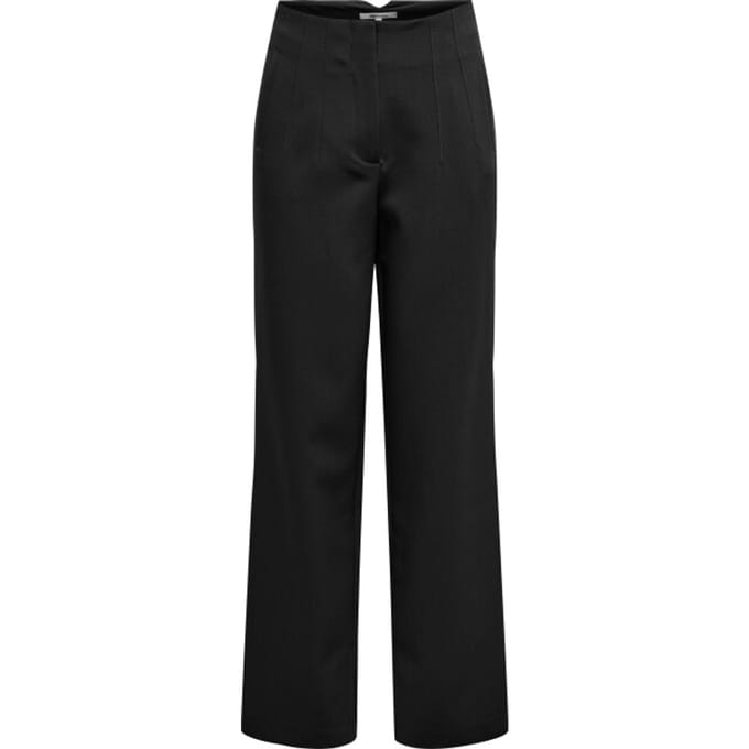 Only Onlraven life hw str slit pant tlr black