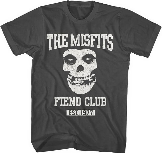 Misfits - Fiend Club Heren T-shirt - L - Zwart