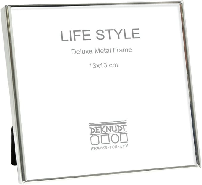 Deknudt Frames fotolijst S58MS1 - zilver - metaal - 13x13 cm