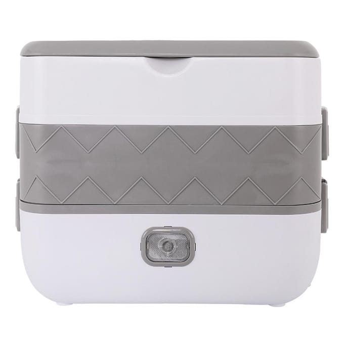 Boîte à déjeuner électrique, chauffage enfichable, isolation simple/Double couche, pour employés de bureau, Portable, chaud EU Plug blanc