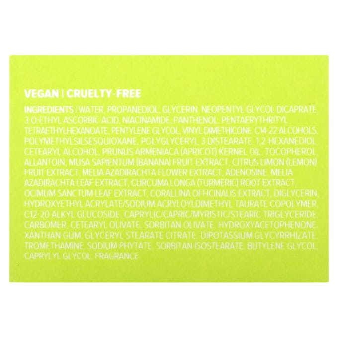 I Dew Care, Say You Dew, Moisturizing Vitamin C Cream, 50ml (1.69fl oz) yellow