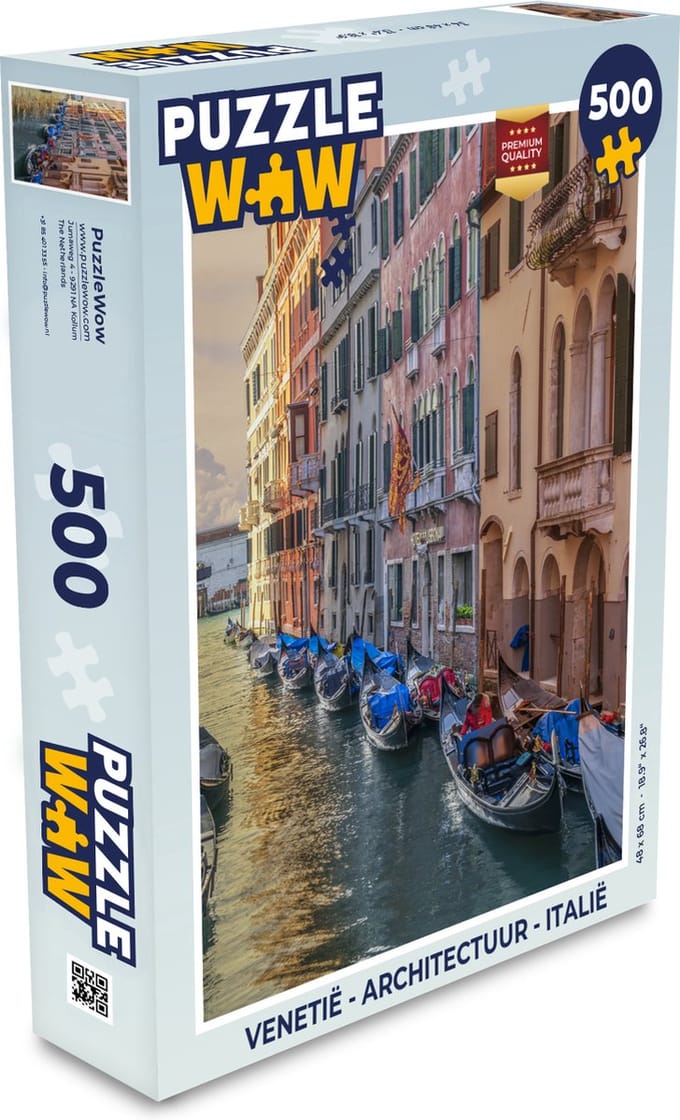 Puzzel Venetië - Architectuur - Italië - Legpuzzel - Puzzel 500 stukjes