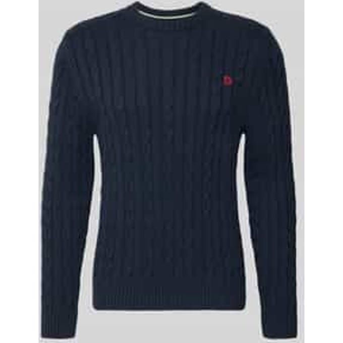 Superdry Cotton Cable Knit Sweater Heren - Maat L