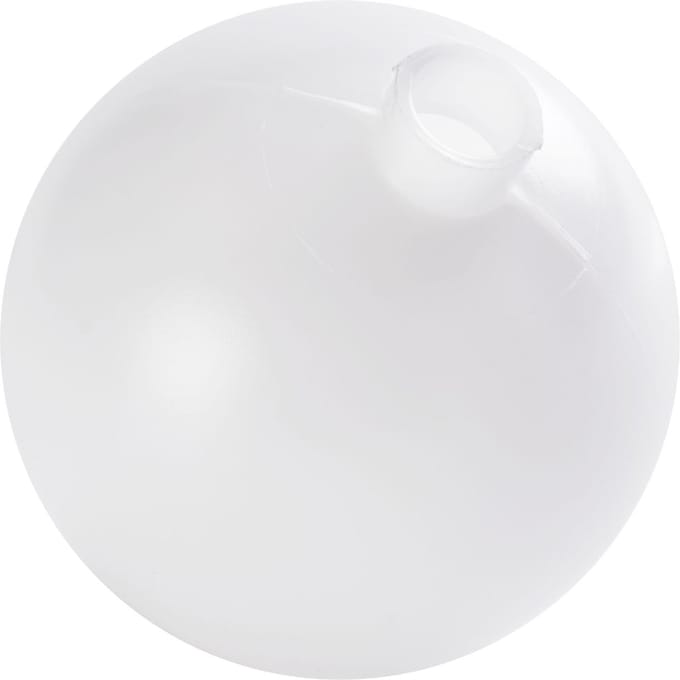 Kunststof kogel met stopcontact, wit - 5 cm