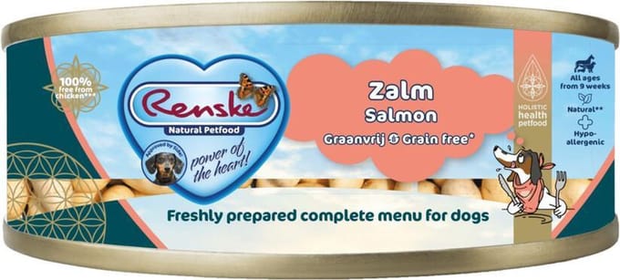 RENSKE HOND VERS VLEES ZALM GRAANVRIJ 24X95 GR