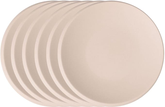 Brotteller beige NewMoon ø 16 cm Set van 6