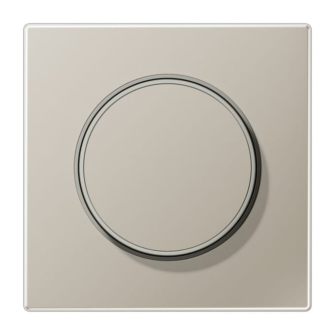 JUNG afdekking voor draaidimmer - LS range edelstaal (ES1740)