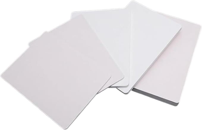 Schuimplaten - PVC borden - Bewegwijzering maken - Glad oppervlak - 4 stuks - Wit
