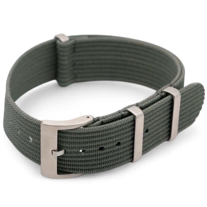 Watch Mates - Premium NATO Strap - Nylon - Grijs - 20 mm - Gratis Tool & Pushpins