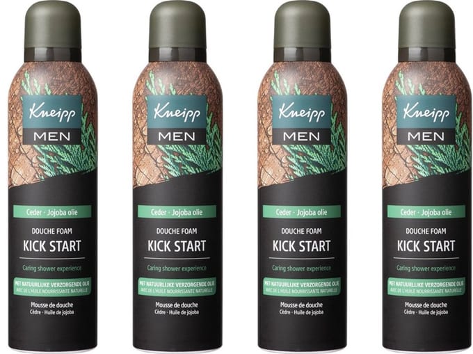 Kneipp Men Kick Start Douchefoam 4 x 200 ml