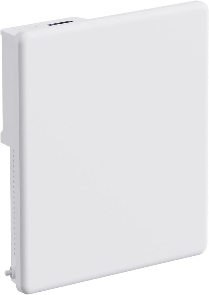 Elektrische Wandradiator - Wandverwarming - Snelle Verwarming - Programmeerbaar - 500 Watt - Wit