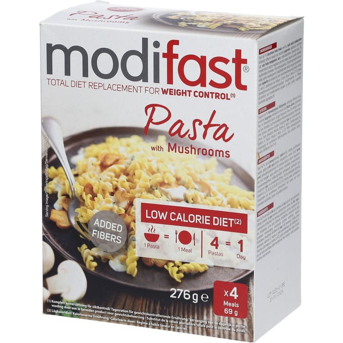 Modifast Intensive - Pasta - Champignons - 4 x 62 gr