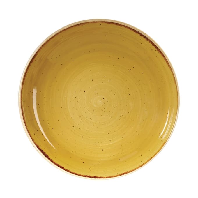 Churchill Stonecast Mustard Lotus Evolve Coupe Kom 24.8cm (12 stuks)