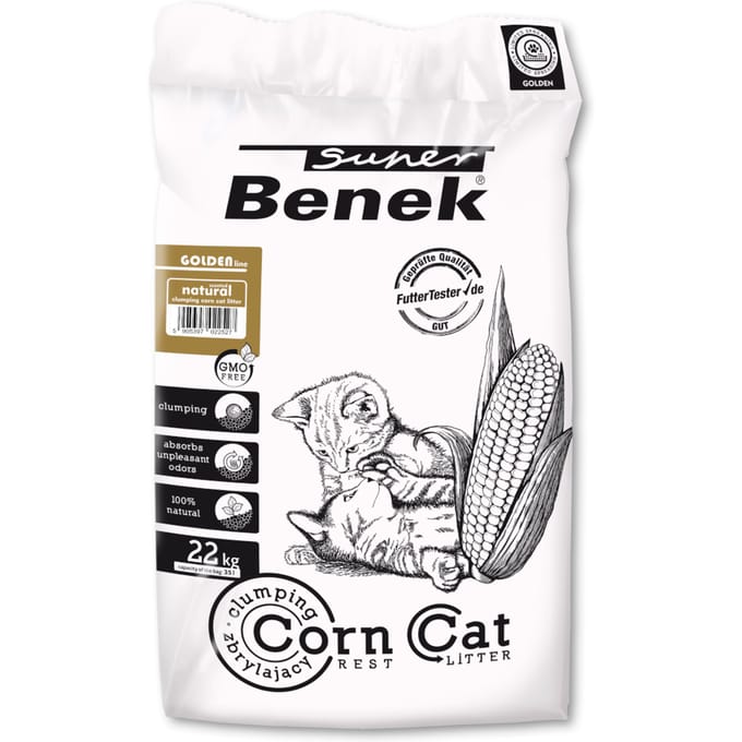 35l Super Benek Corn Cat Golden kattenbakvulling