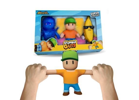 Stumble Guys - Monster Flex figuren 3-pack 12cm Poppetjes en figuren
