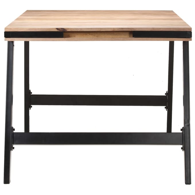 vidaXL - Eettafel - 180x90x76 - cm - massief - mangohout