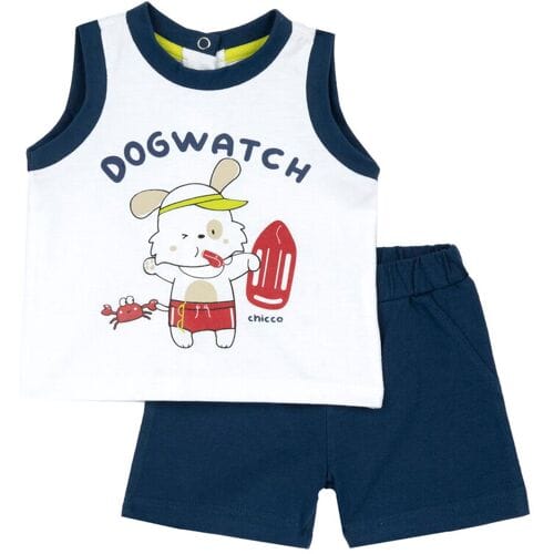 Chicco 09075890000000 JONGENS WIT/BLAUW 068