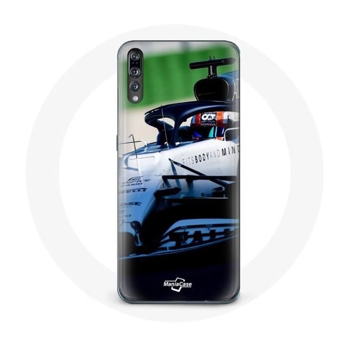 Coque - Huawei - P20 - Formule 1 - Pierre Gasly - Protection Rigide Sportif blanc