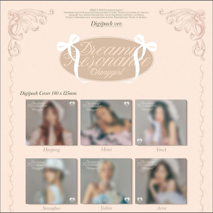 OH MY GIRL - Version Digipack Dreamy Resonance. Album Random ver. 2ea