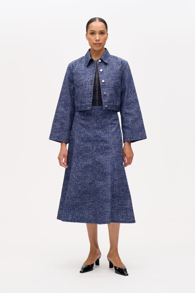 Baum und Pferdgarten Saara Skirt Printed Chunky Twill Größe: 32 | Miniröcke Outlet | Damen