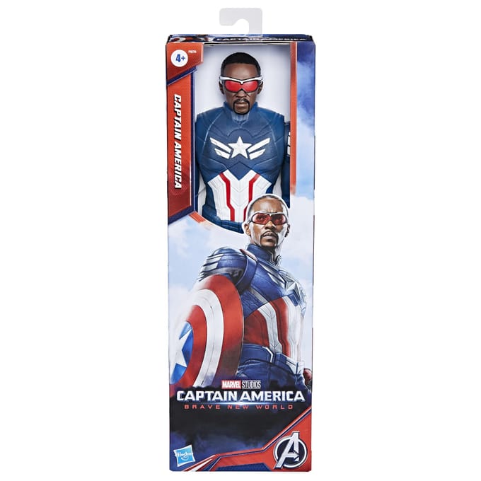 Marvel Studios Captain America Brave New World, Titan Hero Series Captain America-actiefiguur van 30,48 cm
