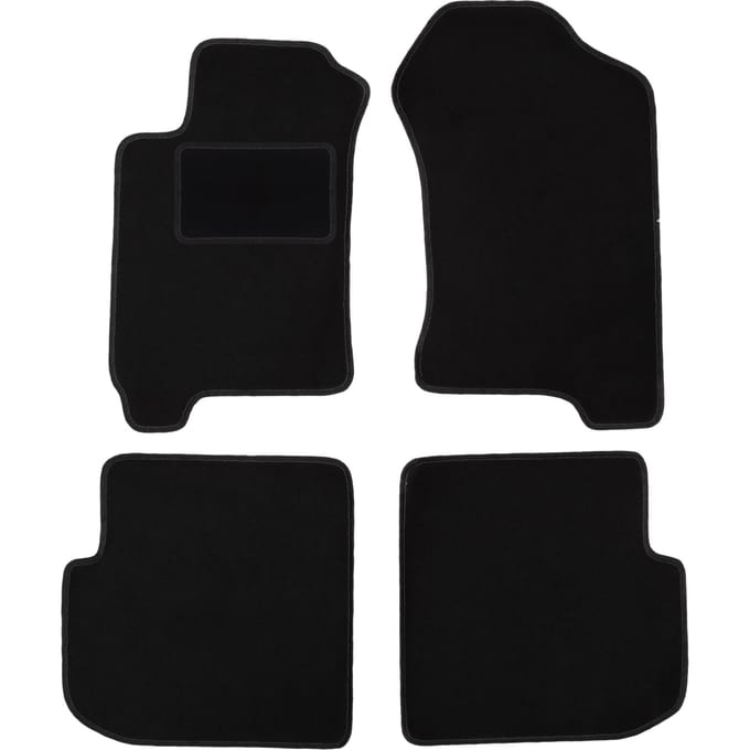 Zwarte velours vloermatten voor: Subaru Forester I crossover (1997-2002)