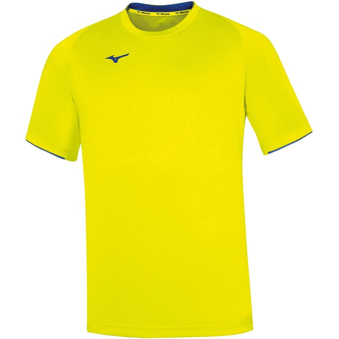 Mizuno Core Shirt Heren - sportshirts - geel - Mannen