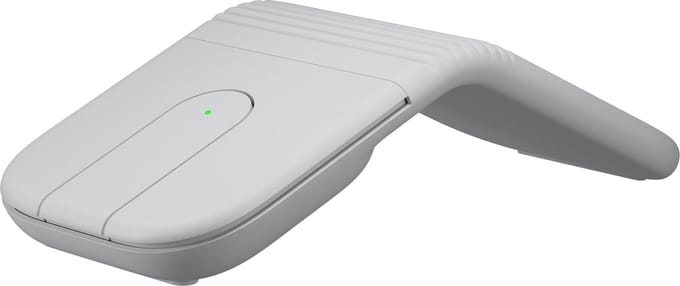 Logitech Mobi Fold - Ovouwbare Muis - Draagbaar - Touch Scrolling – Stille Klikken – 4K DPI – Bluetooth - Wit