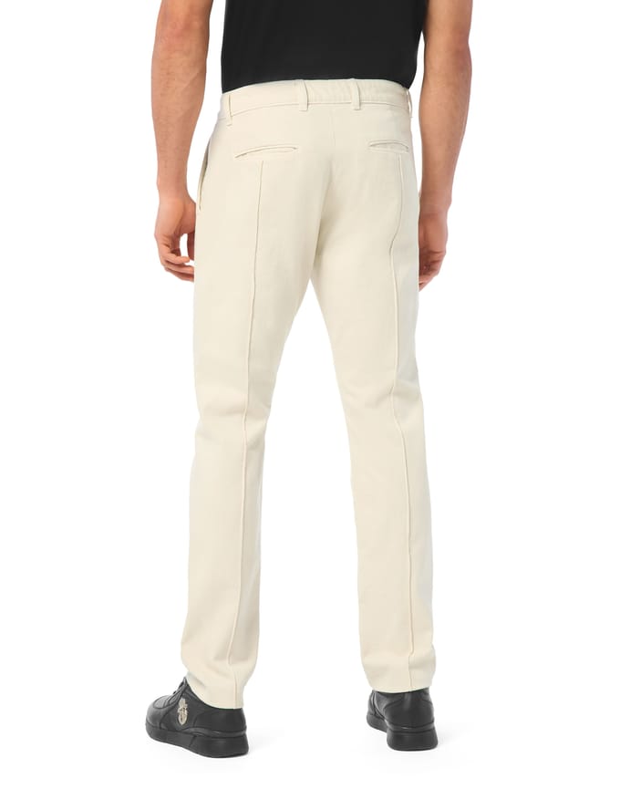 Denim Chinos Fit Trousers
