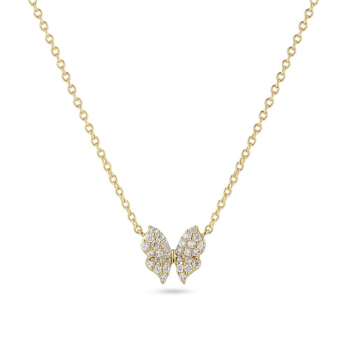 SIF JAKOBS ESSENZA FARFALLA NECKLACE SJ-N2700-CZ-YG