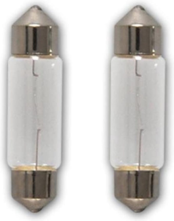 ProPlus Autolamp buislamp - 12V - 5W - SV8.5 - 11 x 38 mm - 2 stuks