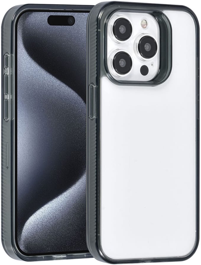 UNIQ Accessory Back Cover - Apple iPhone 15 Pro - Zwart - Valbescherming - Draadloos laden compatible