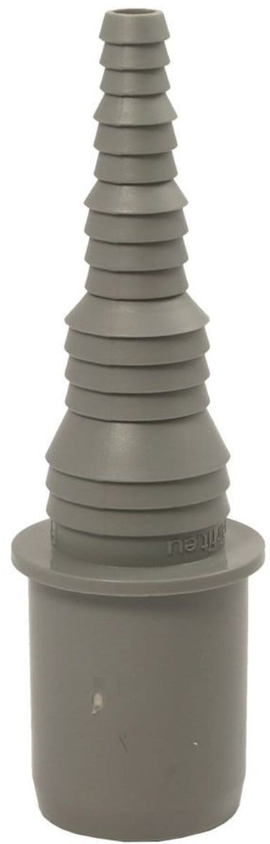 slangneppel DN 32 voor slang van Ø 8 tot 25 mm - KS-grijs