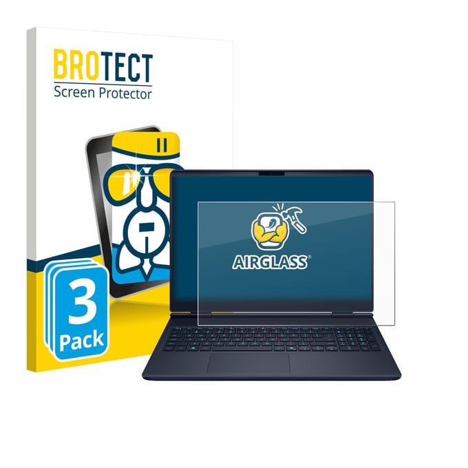 Screenprotector 3 Stuks voor Dell Alienware 16X Beschermglas transparant