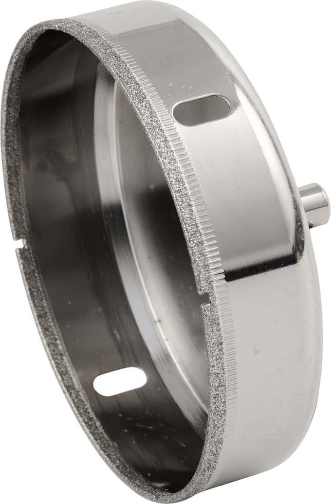 Qerato Tegelboor 110 mm nat - Glasboor - Diamantboor