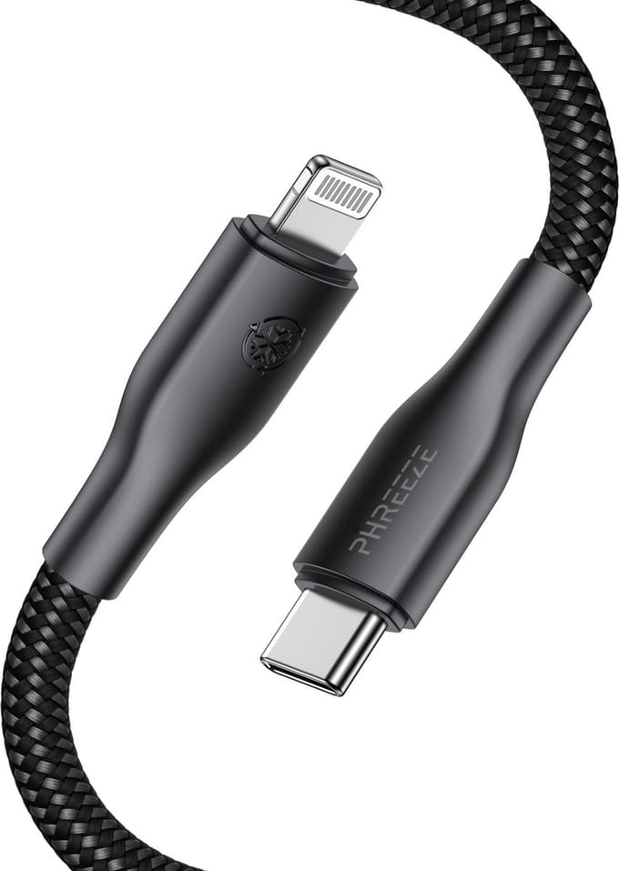 Laadsnoer geschikt voor iPhone - Oplader met geschikt voor Lightning naar usb C kabel - Snellader - 1 meter