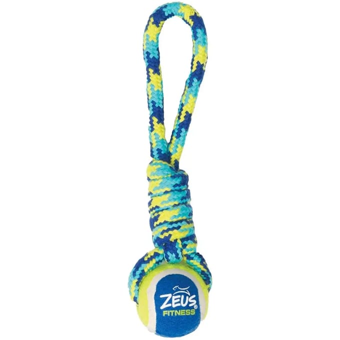 Hondenbal met touw Zeus K9 Tug W.