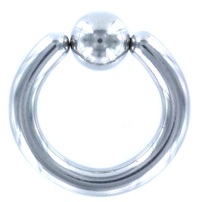 Piercing ball closure ring 4x19x6 - zilver - LMPiercings
