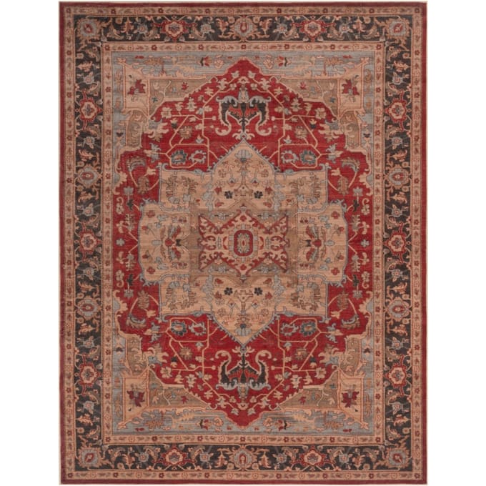Wasbaar tapijt Sami rood 80x150 cm