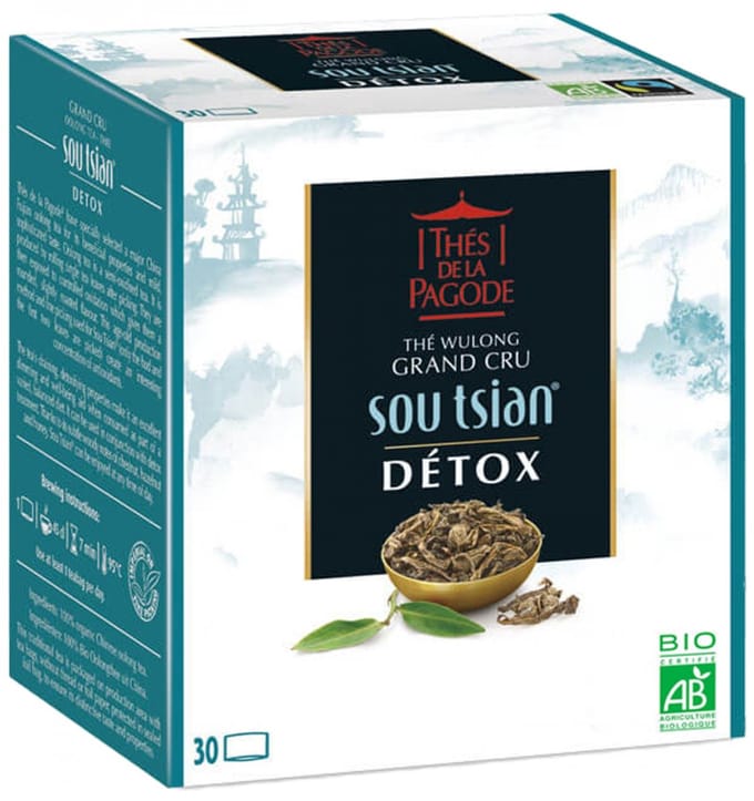 Thés de la Pagode - Oolong Thee - Oolong Thee - Sou Tsian - Biologisch (30 theezakjes)