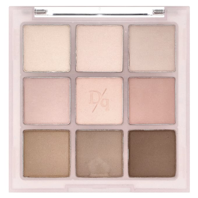 Dasique, eyeshadow palette, 13 cool blending, 1 pack