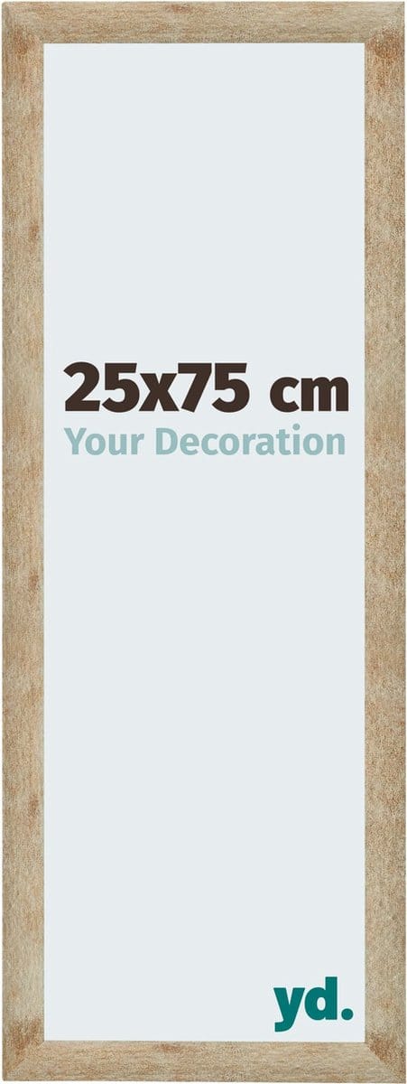 Your Decoration - Fotolijst 25x75 cm - MDF - Goud - Catania